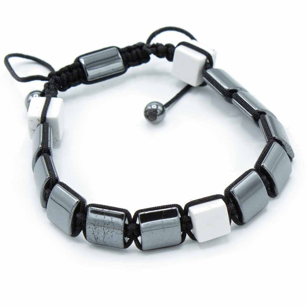 Hematit Shamballa Fehér jáspis – Stabilitás & Belső Béke