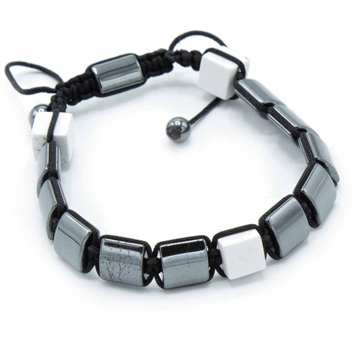 Hematit Shamballa Fehér jáspis – Stabilitás & Belső Béke